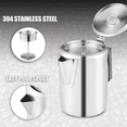 thumbnail image 2 of LEEYNEER Coffee Percolators Stovetop for Camping  Percolator Pot Stainless Steel Maker Camping Outdoors 9 Cup, 2 of 7