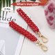 thumbnail image 4 of Llavero de Cuerda [2PCS] - Charm de Bolsa Boho - [Rojo] Llavero Trenzado, 4 of 6
