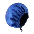 thumbnail image 4 of Gorro de para mujer, para mujer, ajustable, portátil, transpirable, para la cabeza, gorro de , gorro de dormir de doble capa para cabello Azul Hugo Gorro de Dormir, 4 of 9