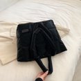 thumbnail image 4 of Bolso de mano acolchado para mujer bolso femenino de gran capacidad suave a la moda para otoño e invierno, 4 of 9