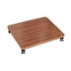 thumbnail image 4 of Caja de almacenamiento móvil con soporte rodante, caja de almacenamiento móvil, accesorio estable de ahorro con Color de nuez, 4 of 9