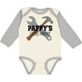 thumbnail image 3 of Inktastic Pappy's Little Helper Grandchild Boys Long Sleeve Baby Bodysuit, 3 of 5