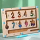 thumbnail image 1 of Xihbxyly Historia de La Navegación Laberinto Magnético de Madera para Niños, Juego para Caminar, Tablero de Percepción de Color, Tablero de Percepción Digital, Rompecabezas, Juguete, Regalo de Cumple, 1 of 6
