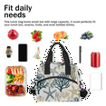 thumbnail image 2 of Herdesigns Starfish Beach Lunch Bag for Men Women Adults Cute Insulated Lunch Box Leakproof Cooler Tote Bag Organizer with Adjustable Shoulder Strap, 2 of 2