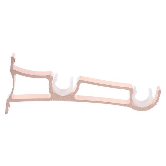 GOOHOCHY Heavy Duty Thickened Double Pole Curtain Rod Brackets, 2-Piece Set for Strong Support