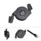 thumbnail image 3 of 1pc Nuevo Ajustable, CAT6 RJ45 Cable De Red Lan Cabo Ethernet 1,5 Retráctil Negro 2m, 3 of 8