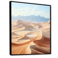 thumbnail image 2 of Designart "Minimalism Embrace Of Desert Dreams I" Minimalism Floater Framed Wall Decor, 2 of 5