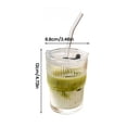 thumbnail image 3 of ACDANC Coffee Cups with Lids and Straws,Clear Glass Cups Reusable Iced Coffee Tumbler with Lid and Straw,to Go Coffee Cups Dishwasher Safe, 3 of 8