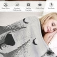 thumbnail image 3 of Orinice Polar Bear Warm Lightweight Blanket Soft Fleece Blankets for All Seasons - Decorative Throw Blanket for Living Rooms, Sofa, Office - Multiple Sizes Available 50x60in, 3 of 6