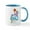 White/Blue Inside, variant on CafePress - OK 9 (Basketball) Mug - 11 oz Ceramic Mug - Novelty Coffee Tea Cup