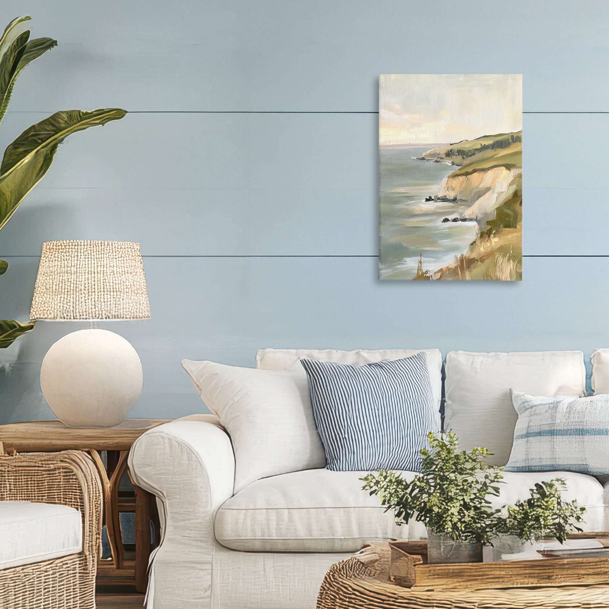 Stupell Industries Cliffs Off The Sea Canvas Wall Art, design by Petal Prints Design