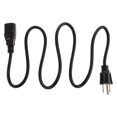 thumbnail image 1 of Cable de alimentación de 3 clavijas para electrodomésticos (enchufe estadounidense), 1 of 6
