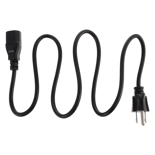 Cable de alimentación de 3 clavijas para electrodomésticos (enchufe estadounidense)