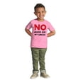 thumbnail image 3 of No Means Ask My Uncle Toddler Boy Girl T Shirt Infant Toddler Brisco Brands 4T, 3 of 6