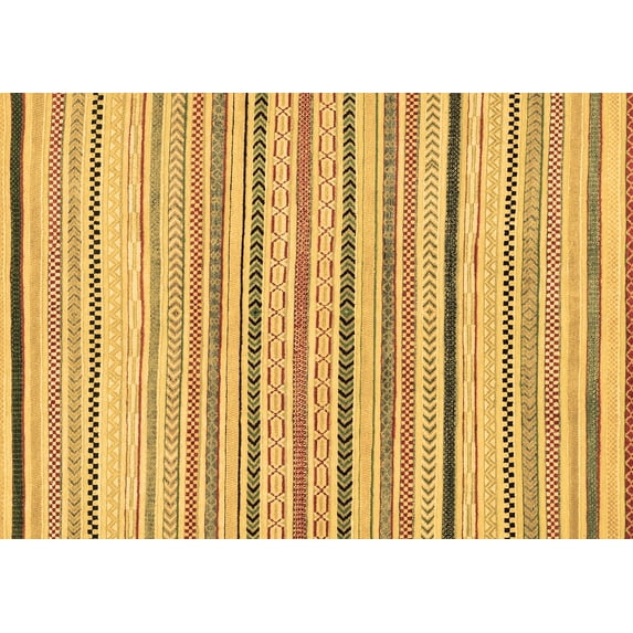 Ahgly Company Indoor Rectangle Solid Brown Modern Area Rugs, 4' x 6'