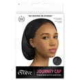 thumbnail image 3 of (3 pack) Evolve Double-Lined Silky Cap, Black, 3 of 6