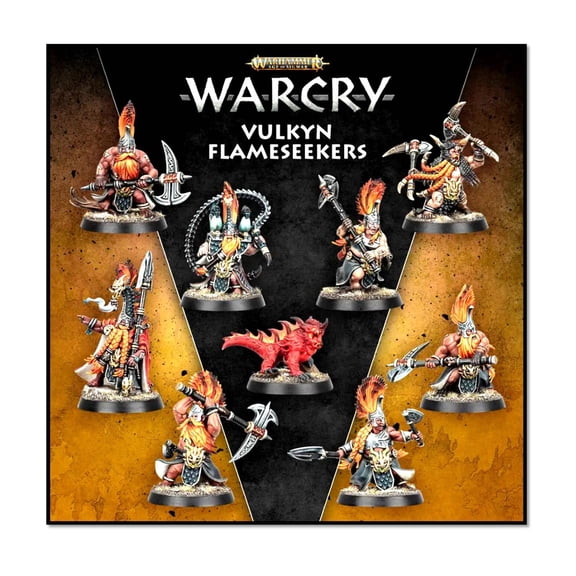 Vulkyn Flameseekers Warcry Fyreslayers Warhammer Age of Sigmar