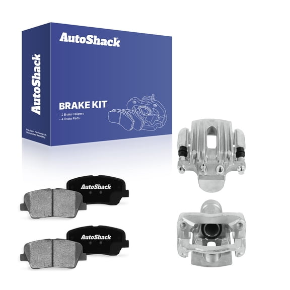 AutoShack Rear Brake Calipers   Ceramic Brake Pads Replacement for 2006 Kia Sedona 6-PC Kit