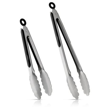Ruzels Stainless Steel Tongs Locking Kitchen Set Of 2 Ruzels Stainless Steel Tongs Locking Kitchen Set Of 2