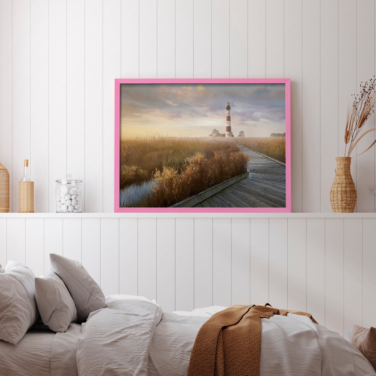 Private Path I by Mike Calascibetta - Restickable Framed Giclée Print