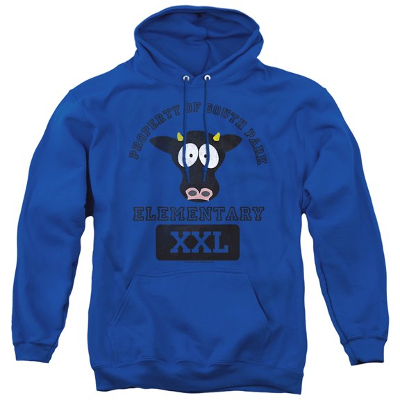 South Park South Park Cows Unisex Adult Pull-Over Hoodie,Royal, Medium