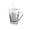 Clear, variant on 15oz Clear Glass Water Cup with Ergonomic Handle, Secure Lid and Glass Straw, Multi Use Beverage Cup, Coffee Mug, Cold Drink Glass for Home Office Daily Drinking Essentials, Clear
