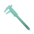 thumbnail image 2 of 6 pulgadas 150 mm Mini calibre de doble escala de plástico Vernier Caliper para joyería Regla de calibre deslizante Herramienta de medición 5 piezas (verde menta), 2 of 5