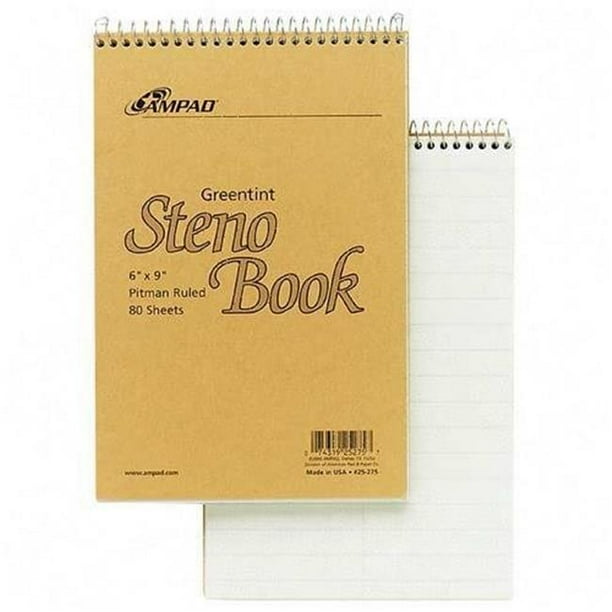 TOPS 25275 Pitman ruled Steno Book, Pack Of 72