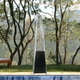 thumbnail image 2 of Northlight Pyramid Glass Tube Outdoor Gas Patio Heater, 44,000 BTU Black Finish, 2 of 8