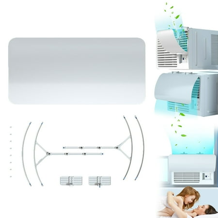 

2 Pack Fixing Clip Window Air Conditioners Deflector Room Air Conditioning Vent Deflector Direct Blowing Of Cold Air Air Deflector For Window Ac Unit by Wuxinga