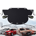 thumbnail image 4 of Car Windshield Snow Cover for Ice and Snow,Winter Car Snow Cover with Magnetic Edges and Windproof Webbing Straps, 4 of 8