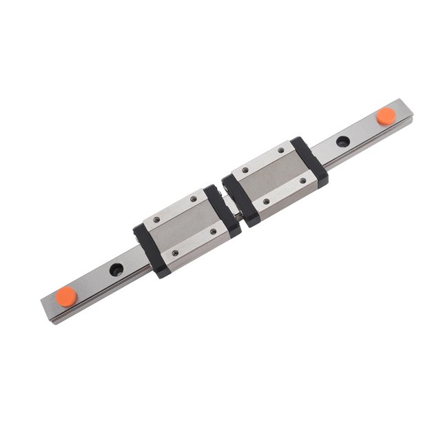 Guía lineal de 200 mm con 2 bloques deslizantes MGN12H, guía lineal de acero con cojinetes para impresora 3D y herramienta CNC.