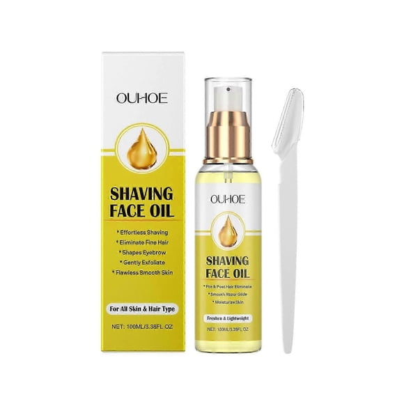Multifunctional nourishing shaving oil with gentle ingredients, nourishing