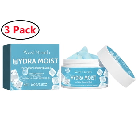 CozyHome 3 Pack Overnight Facial Mask - Reviving & De-stressing Overnight Mask - Hydrates, Nourishes, and Softens - All Skin Types - Vegan & Cruelty-Free