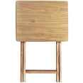 thumbnail image 4 of Plastic Development Group Ensemble de Plateaux de Table Pliants Naturel, 4 of 6