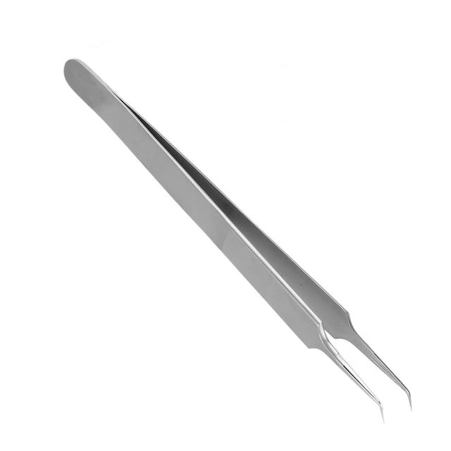 Pinzas de punta superfina, pinzas endurecidas, pinzas de reparación precisas y curvas, pinzas curvas para lograr más