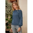 thumbnail image 4 of PRETTYGARDEN Women's 2025 Winter Pullover Sweater Casual Long Sleeve Crewneck Loose Chunky Knit Jumper Tops Blouse, 4 of 10