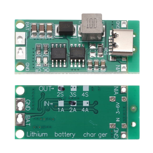 2pcs Lithium Battery Boost Charging Module 2S 3S 4S to 8.4V 12.6V 16.8V (2S 2A)