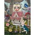 thumbnail image 2 of Cuadros Decorativos Kit de pintura de diamante DIY 5D de dibujos animados de ojos grandes Alice Girl taladro redondo completo (B5645) Ehuebsd embutido en tela, 2 of 8