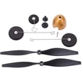 thumbnail image 2 of RC Airplaner Spare Parts, Plastic RC Plane Propeller Kit Replacement  for Remote Control Fixed Wing Aircraft, 2 of 8