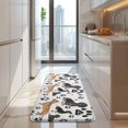 thumbnail image 4 of Dachshund Footprint Kitchen Rug Mat,Kitchen Runner Rugs Non Skid Washable,Decorative Kitchen Floor Mats for Kitchen,Sink,Laundry,17"x47.2", 4 of 7