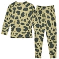 thumbnail image 2 of Leopard Print Pattern Cotton Pajamas 2 Piece Set Sleepwear Soft and Comfortable Homewear Nightwear, 2 of 7