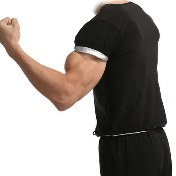Chaleco de sauna para hombre, camiseta sin mangas de compresión, chaleco deportivo Shapewear, entrenador de cintura, chaleco moldeador para mejorar el Argén Salvador Chaleco de sauna de fitness