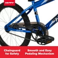thumbnail image 5 of Huffy 20" Rock It Kids' Bike, Fits Riders 44"-56", Blue, Child, Boys, 5 of 14