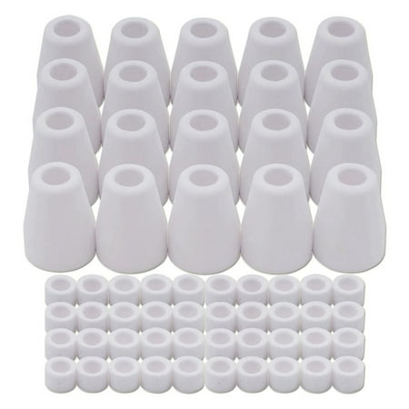 

60Pcs for PT-31 -40 WSD-LG40 Plasma Cutter Consumables Alumina Cup 18204 & Gas Ring 18785