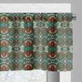 thumbnail image 5 of Ambesonne Ethnic Valance & Curtain, Abstract Swirling Motifs, 55"x24", Multicolor, 5 of 6