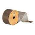 thumbnail image 1 of Vickerman Q180110 2.5 in. x 10 Yards Black & Gold Embeveled Ribbon, 1 of 1