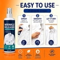 thumbnail image 5 of Clearance Under $4.16! Instant Wrinkle Releaser Spray 100ml, Travel Size Anti-Static Fabric Wrinkle Remover, Quick Crease Release for Clothes and Linens, 5 of 5