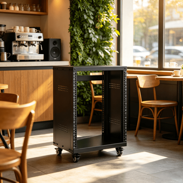 12U AV Rack Stand, 300 lbs Capacity