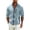 Light Blue, variant on Men's Lightweight Full Zip Running Jacket Stand Collar Windbreaker Performance Track Coat with Chest Pocket and Reflective Accents for Gym Sports Spring Fall